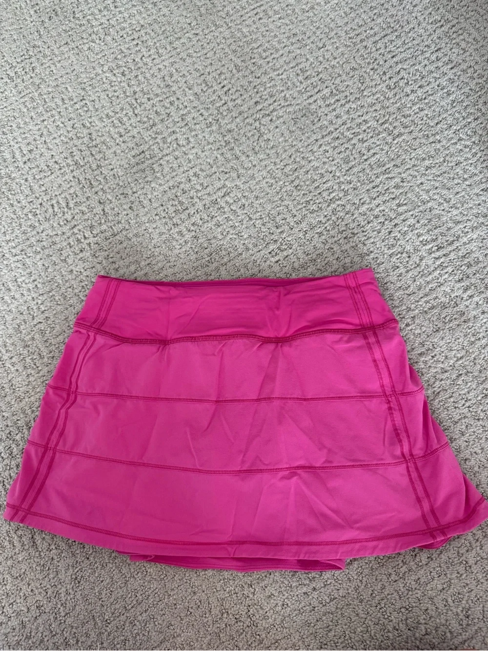 lululemon athletica Hot Pink Tiered Active Skirt